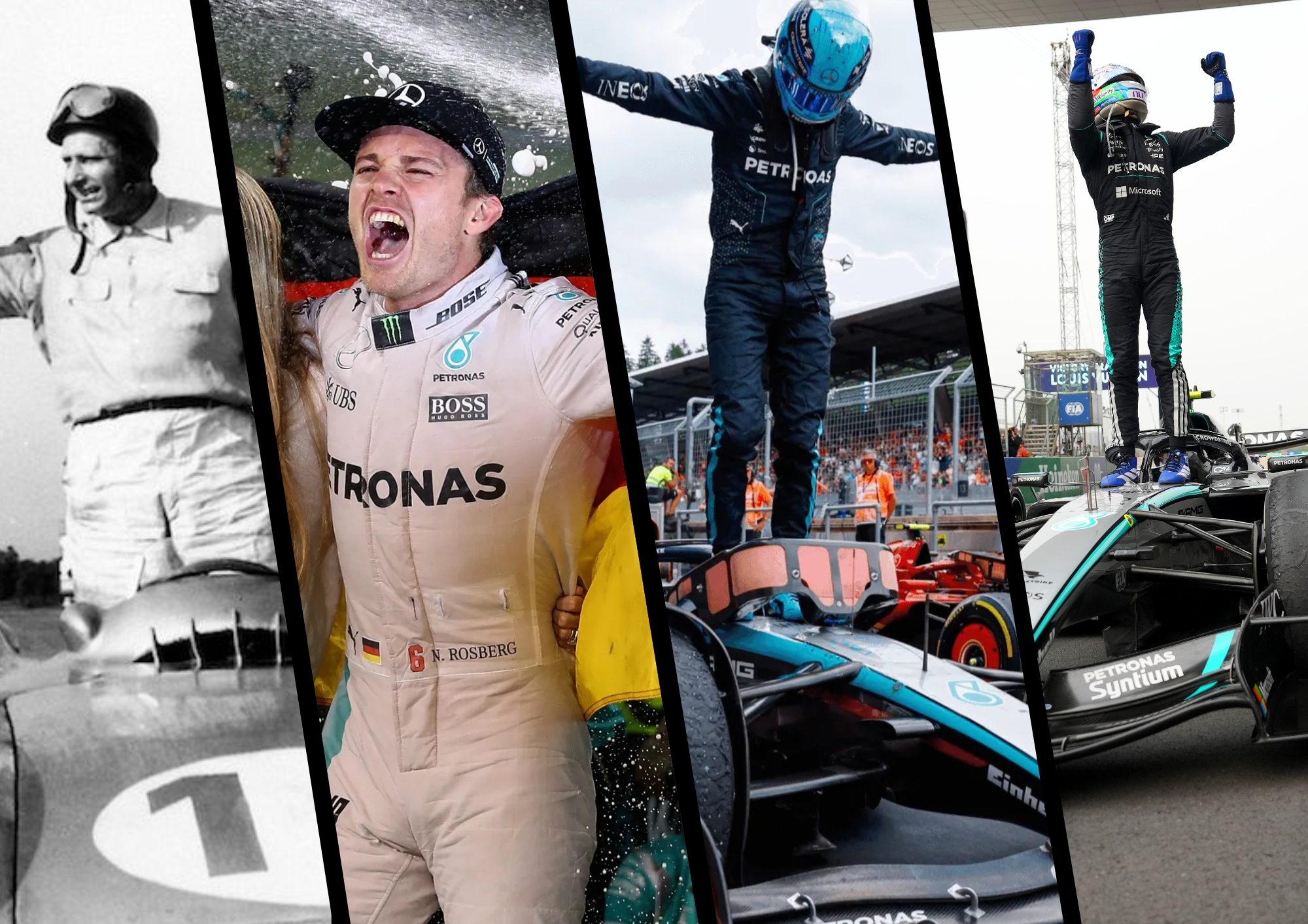 Les 7 pilotes F1 qui ont remporté un Grand Prix avec Mercedes