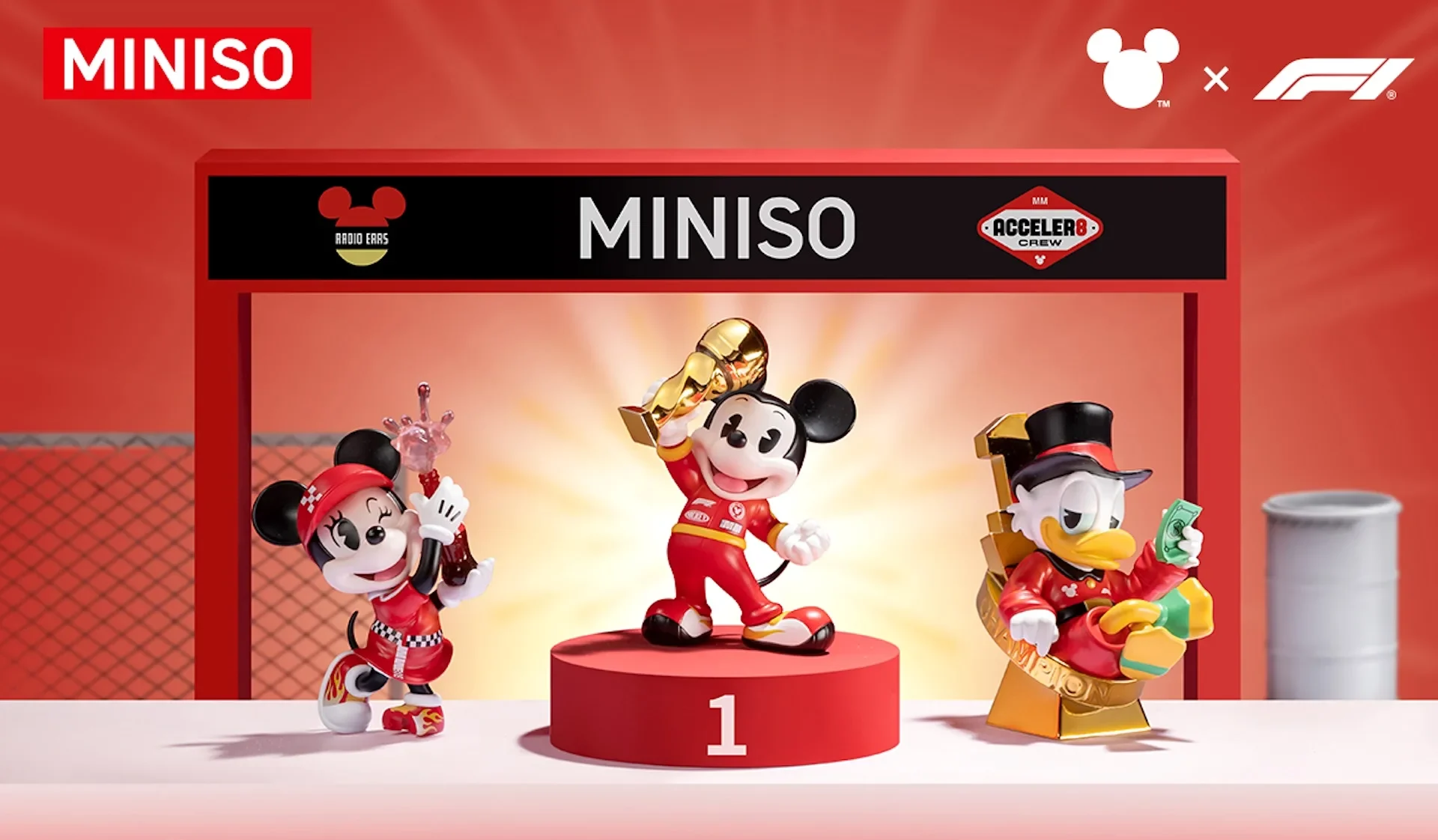 C'est quoi cette collaboration entre Miniso, Disney et la F1 ?