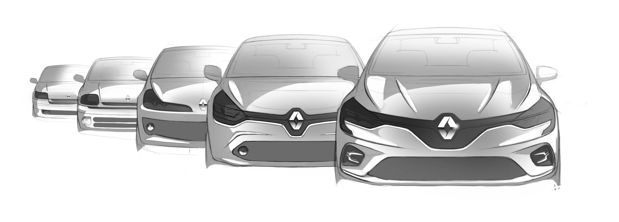 © Renault Design RENAULT CLIO, RENAULT CLIO 2 (B65), RENAULT CLIO III, RENAULT CLIO IV, RENAULT CLIO V (BJA)